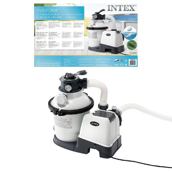 Intex Zandfilterpomp voor Zwembad 220-240v - 4000 Liter per uur - Wit
