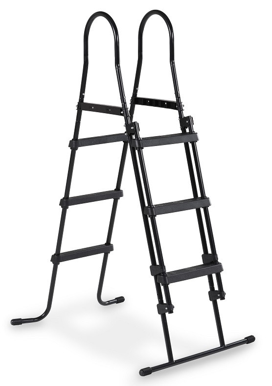 EXIT Zwembadtrap voor Frame Zwembad - Zwembadladder - 122 cm - 48 Inch - Zwart