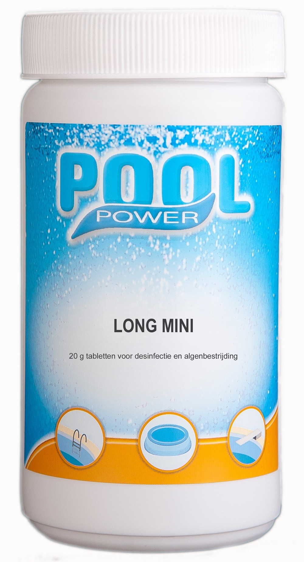 Pool Power Chloortabletten - Long Mini 20 grams tabletten - 1 kg