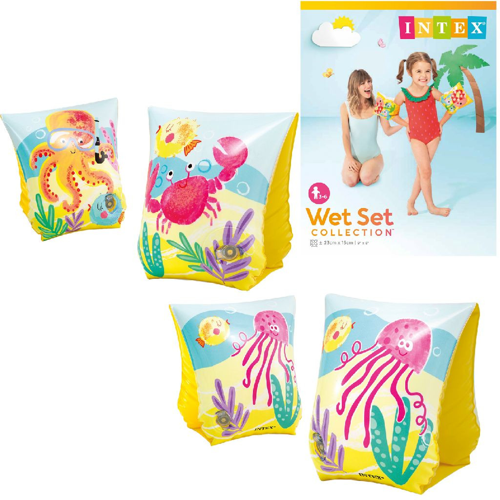 Intex Tropical Buddies Zwembandjes 3-6 Jaar - Prijs per Set van 2