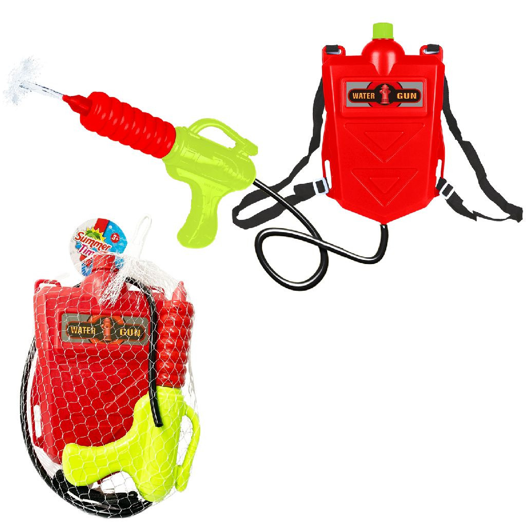 Summertime Brandweer Waterpistool met Rug Container / watertank