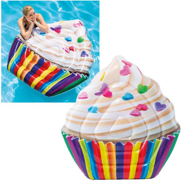 Intex Luchtbed Cupcake - 142 x 135 cm