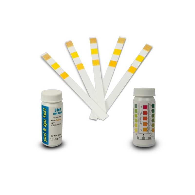 EXIT Chloor en PH Waarde Teststrips - 25 stuks - voor Zwembadwater - testers