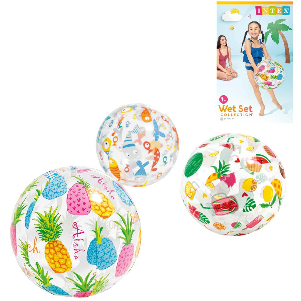 Intex Strandbal Lively - 51 cm - Prijs per Stuk