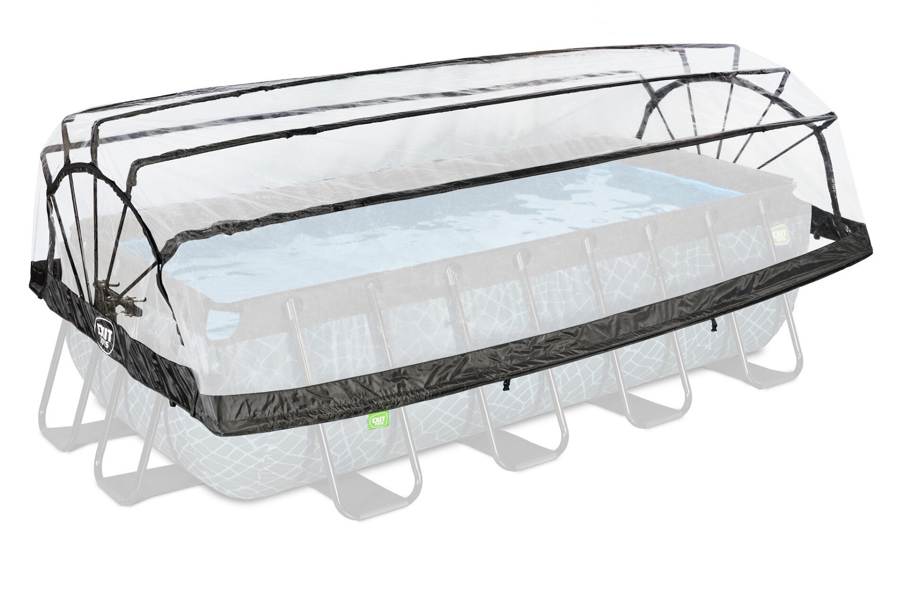 EXIT Overkapping voor Frame Zwembad zonder Ramen - 400 x 200 cm