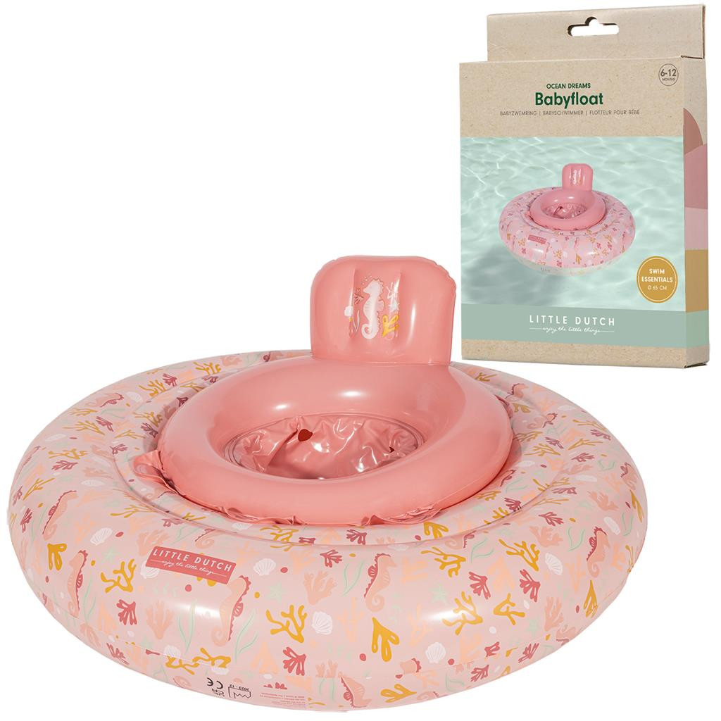 Little Dutch Ocean Dreams Babyfloat Roze - Zwembandje