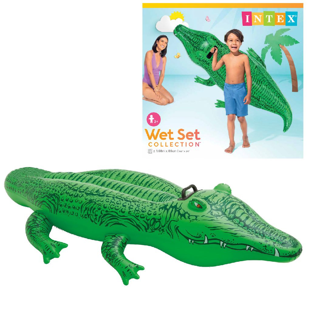 Intex Opblaas Krokodil Ride-On