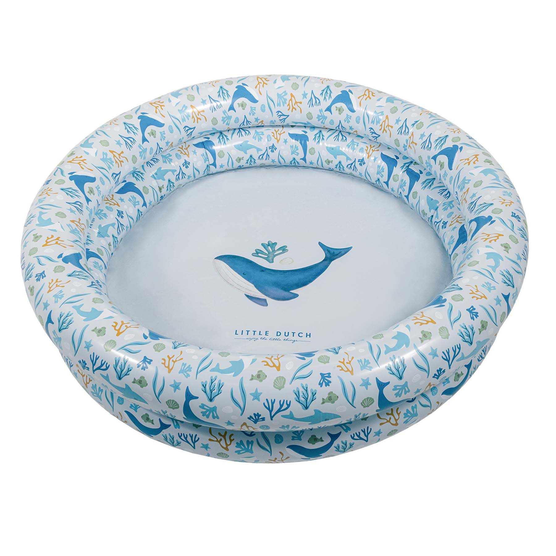 Little Dutch Ocean Dreams Zwembad - Blauw - 80 cm - Kinderzwembadje