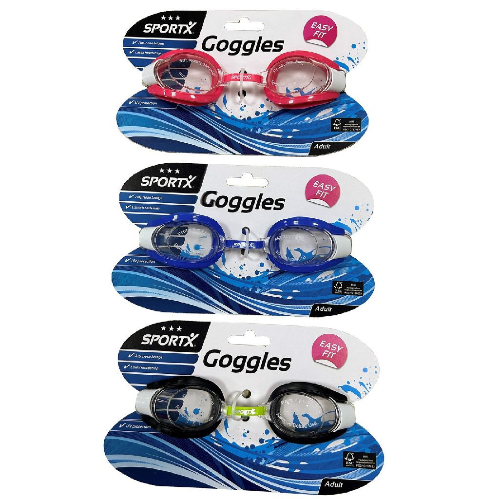SportX Adult Chloorbril 3 Sterren - Prijs per Stuk