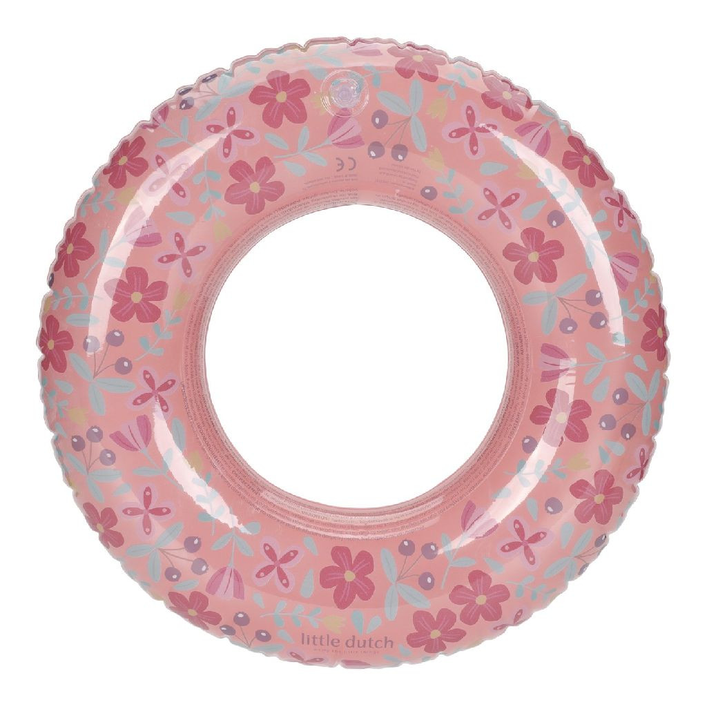 Little Dutch Flower Zwemring - 50 cm - Roze
