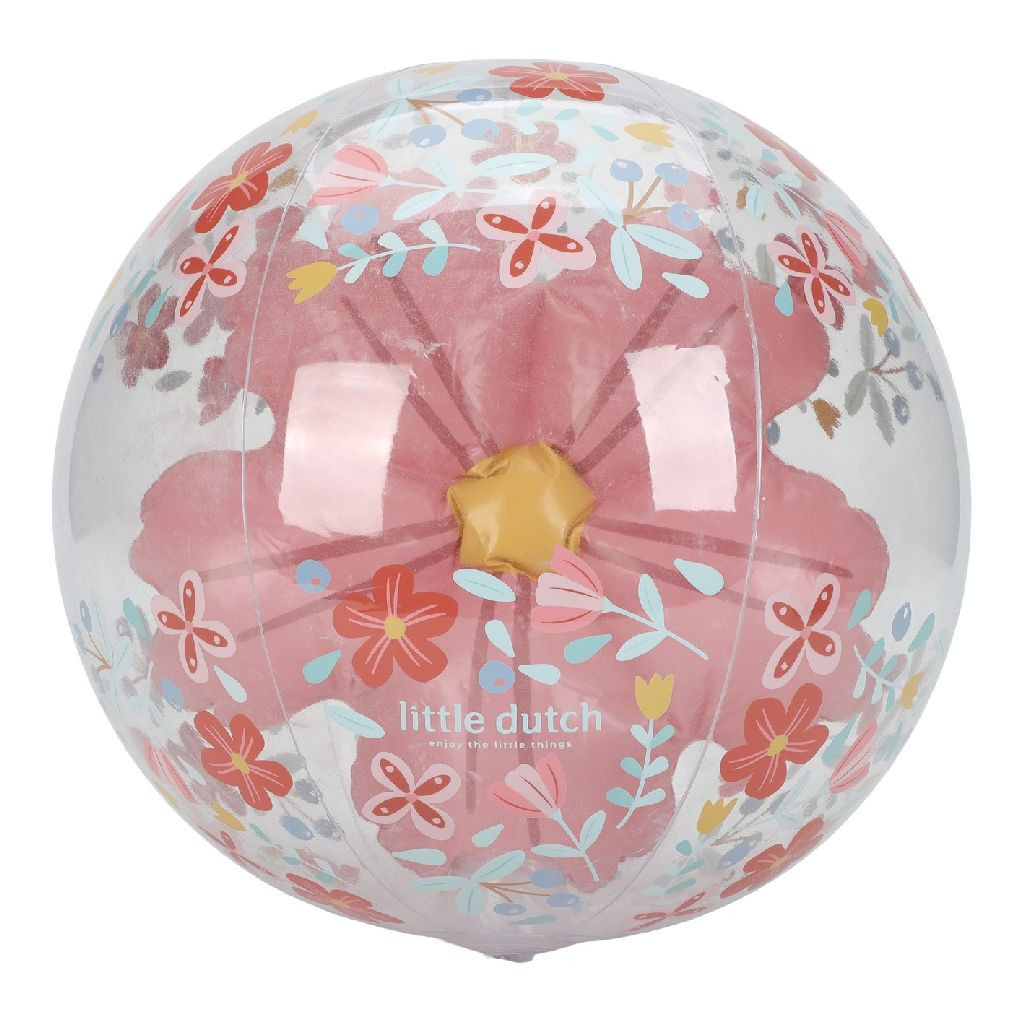 Little Dutch Flowers Strandbal 3D Figuur - Roze