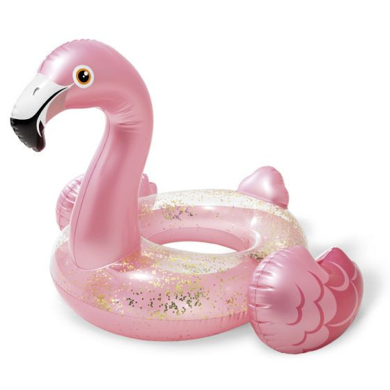 Intex Opblaasfiguur Flamingo Glitter - 119 cm - Roze Goud
