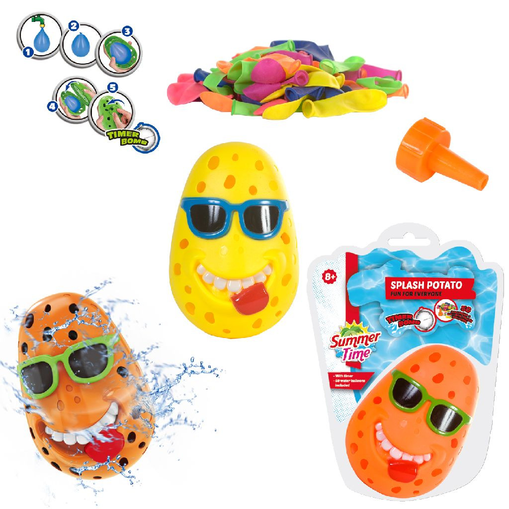 Summertime Splash Potato & 50 Ballonnen - Prijs per Stuk