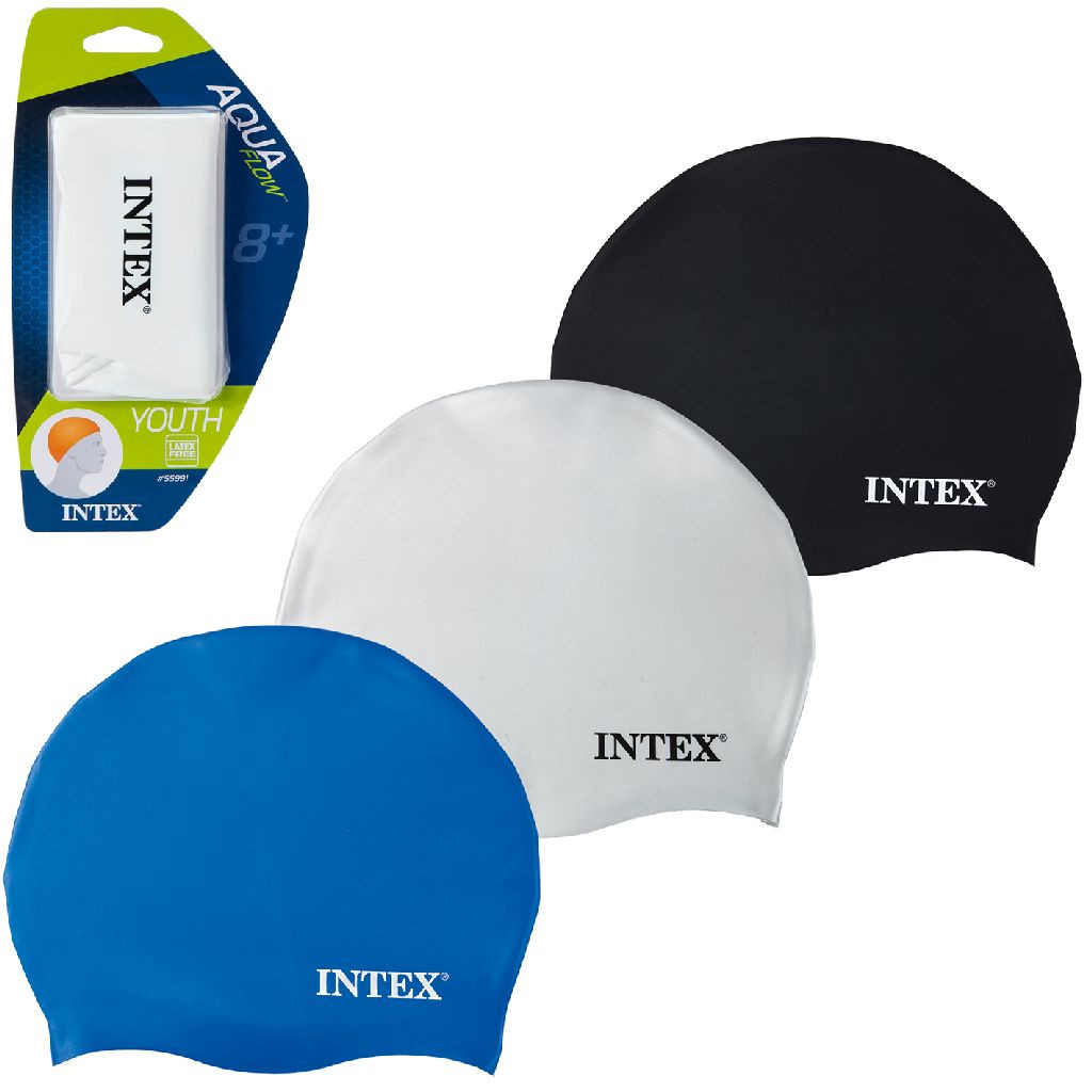 Intex Silicone Swim Cap - Badmuts - Assortiment - Prijs per Stuk